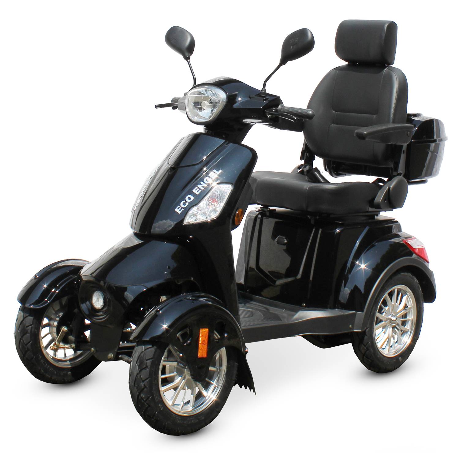 ECO ENGEL 525 Schwarz mit elektromagnetischer Bremse Elektromobil 4 Räder Seniorenmobil