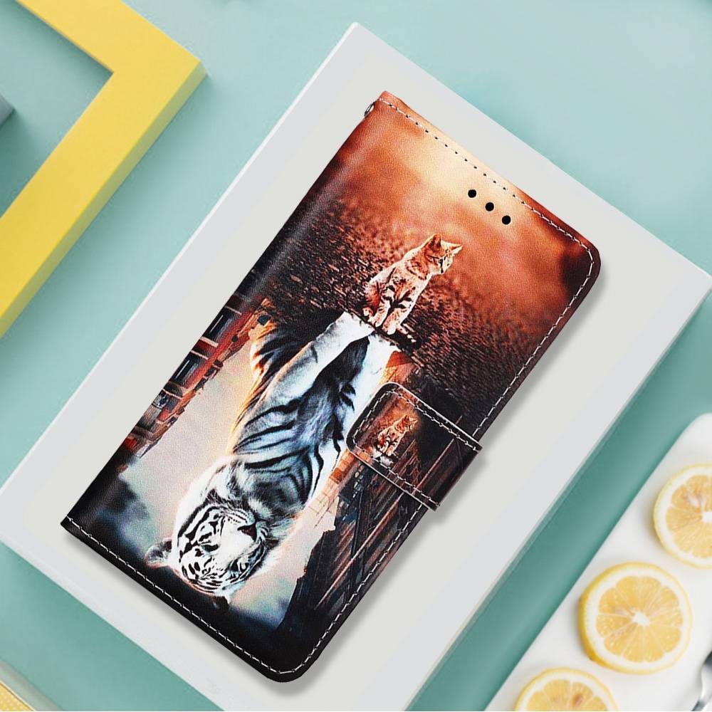 Für Nokia G50 Kunstleder Handy Tasche Book Motiv 10 Schutz Hülle Case Cover Etui Neu