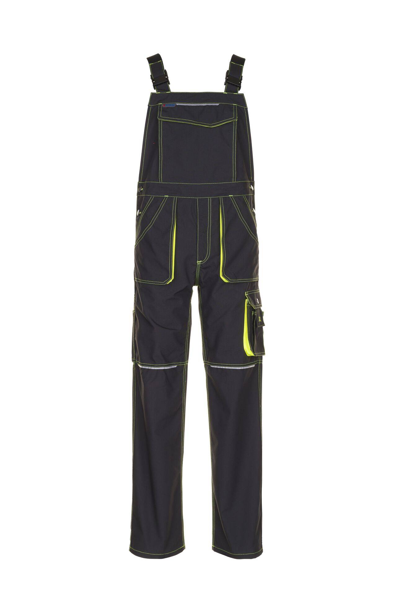 PLANAM Latzhose anthrazit/gelb Basalt Neon Gr. 94