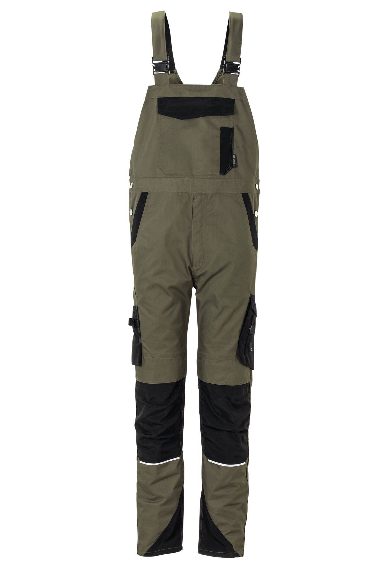 PLANAM Herren Latzhose oliv/schwarz Norit Gr. 25