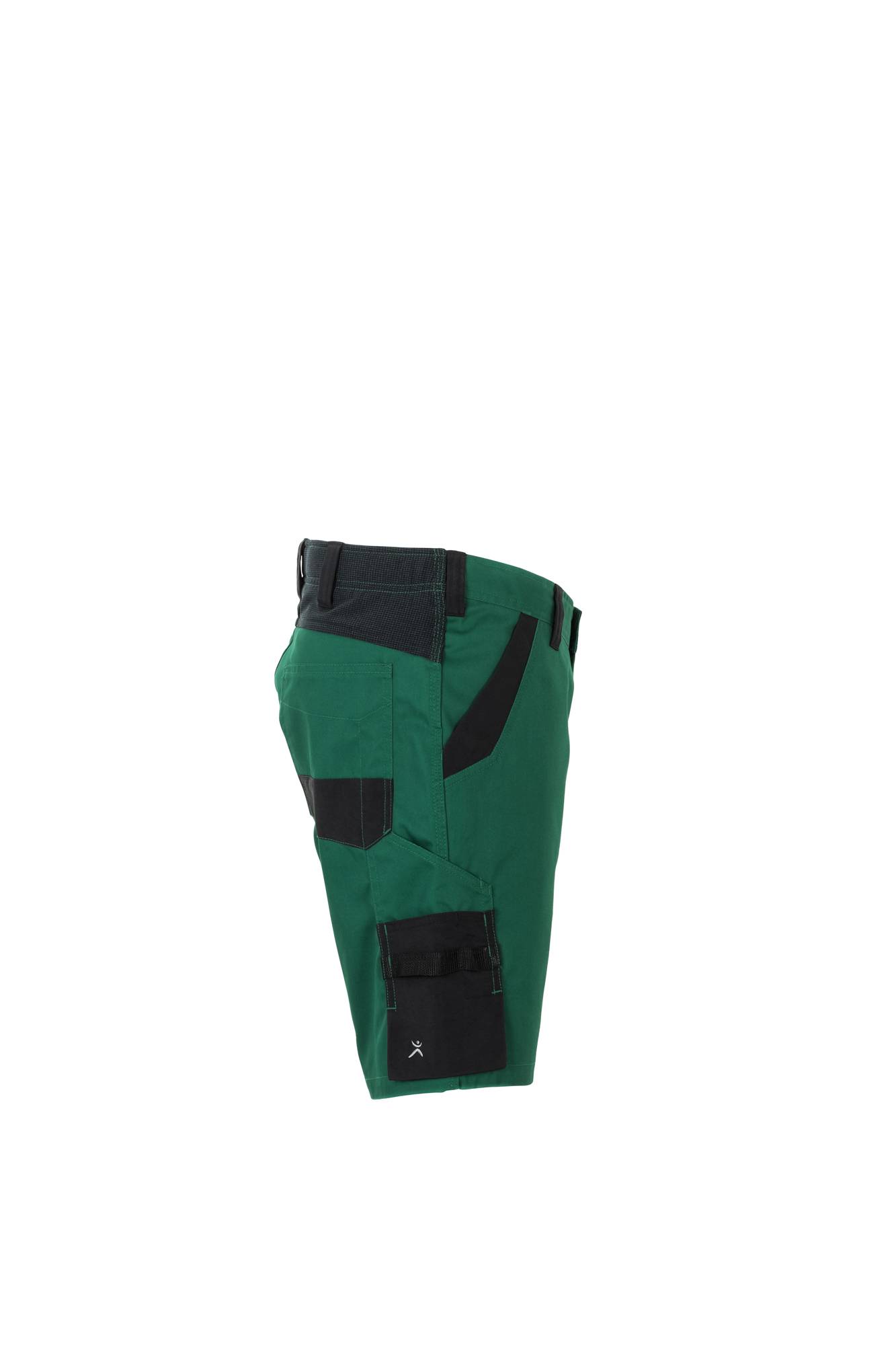 Planam Norit Damen Shorts grün/schwarz XS 6464040