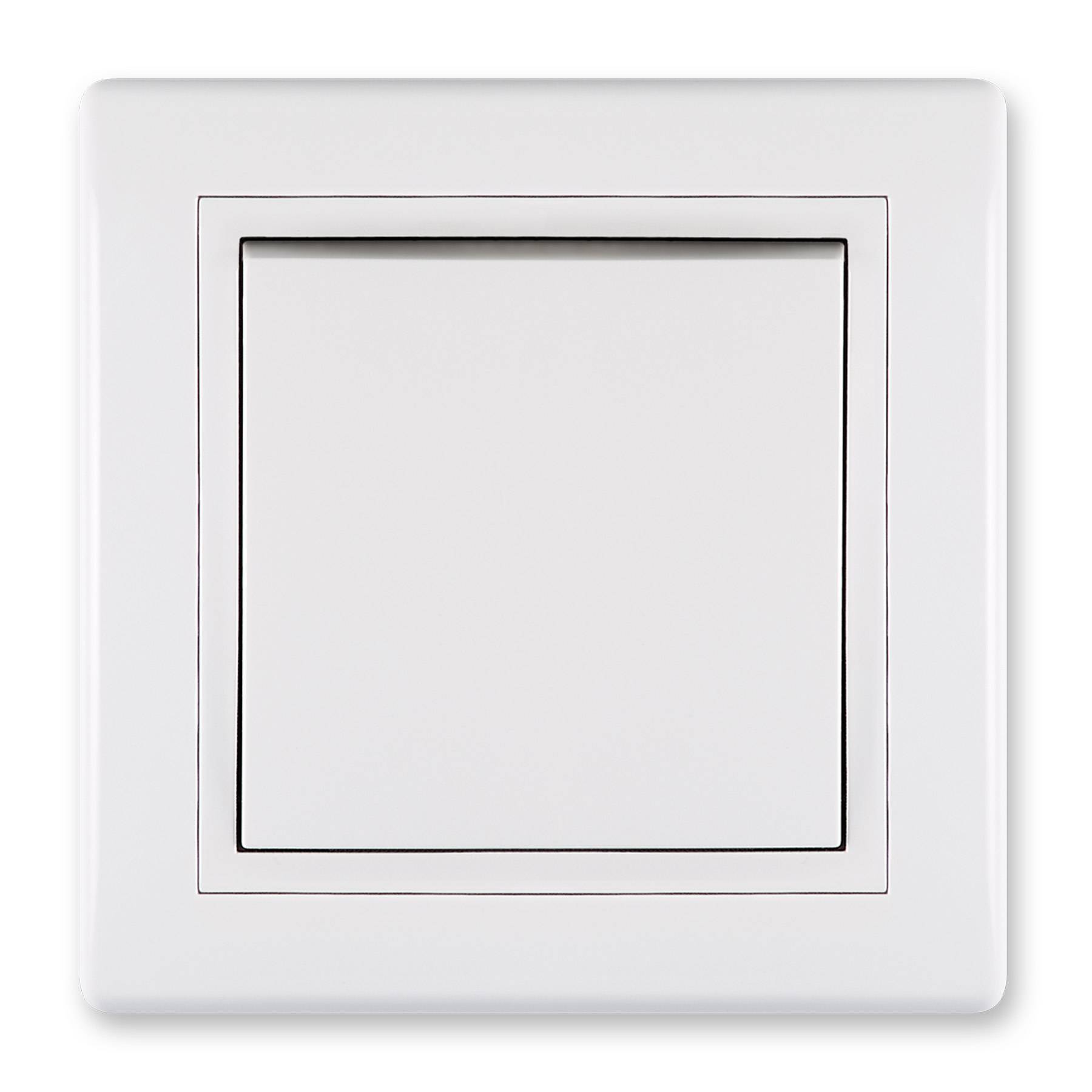 ALING-CONEL Unterputz-Wechselschalter 10AX/250V~ inkl.Rahmen Weiß