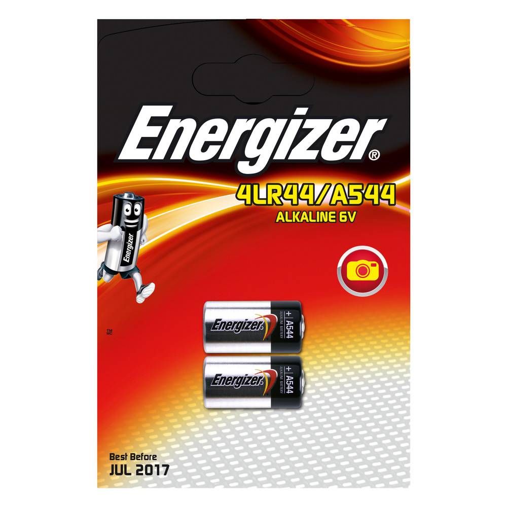 Energizer Alkaline Fotobatterie, 4LR44/A544, 6 V