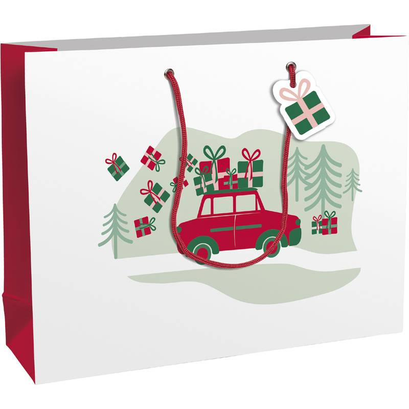 Clairefontaine Weihnachts-Geschenktüte "Hohoho", groß
