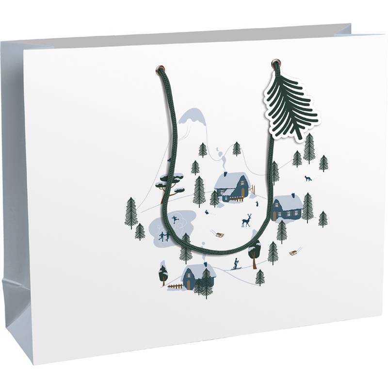 Clairefontaine Weihnachts-Geschenktüte "Winter", groß