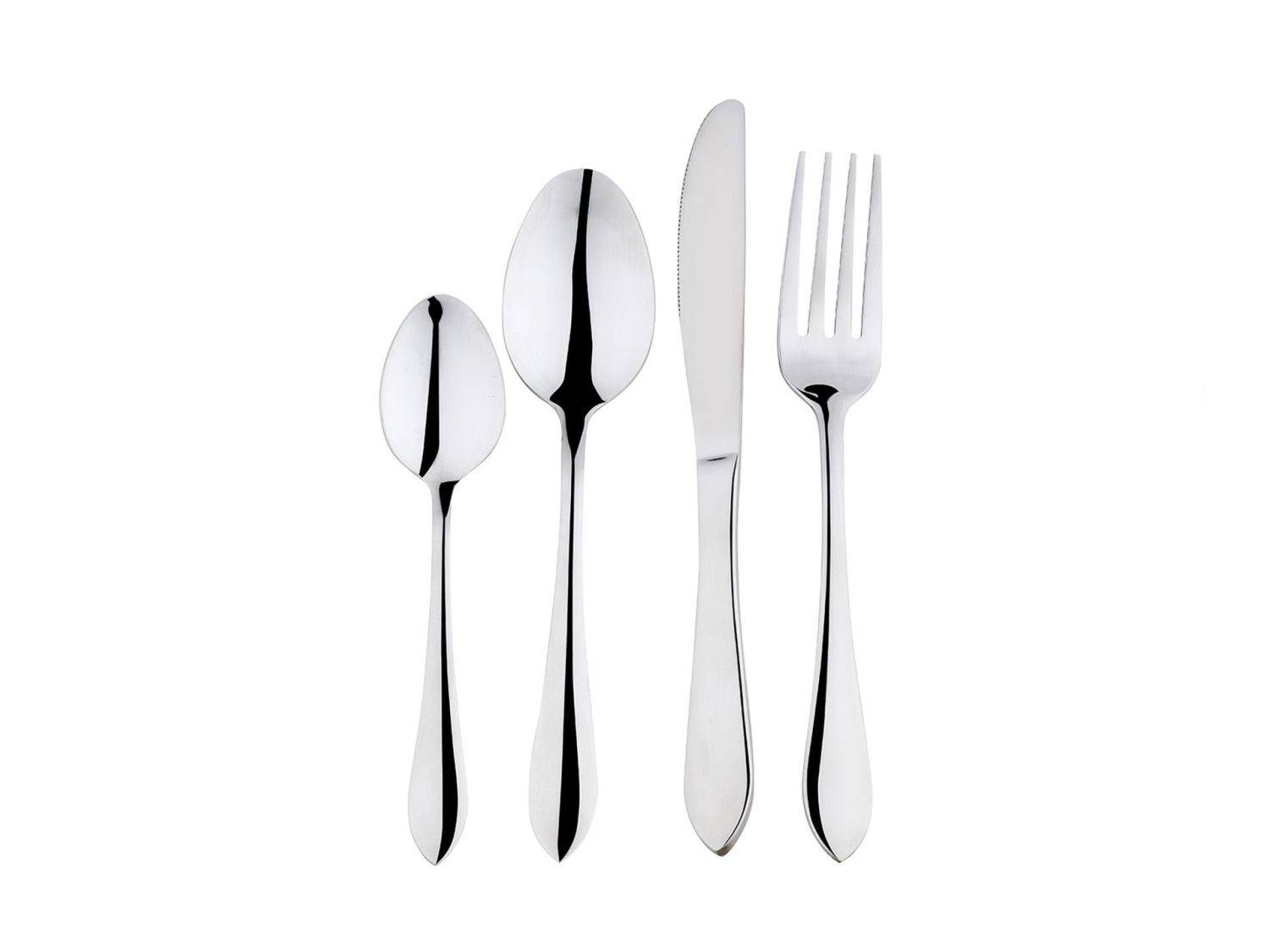 Besteckset für 6 Personen 24-teilig 18/10 Edelstahl Essbesteck Besteck