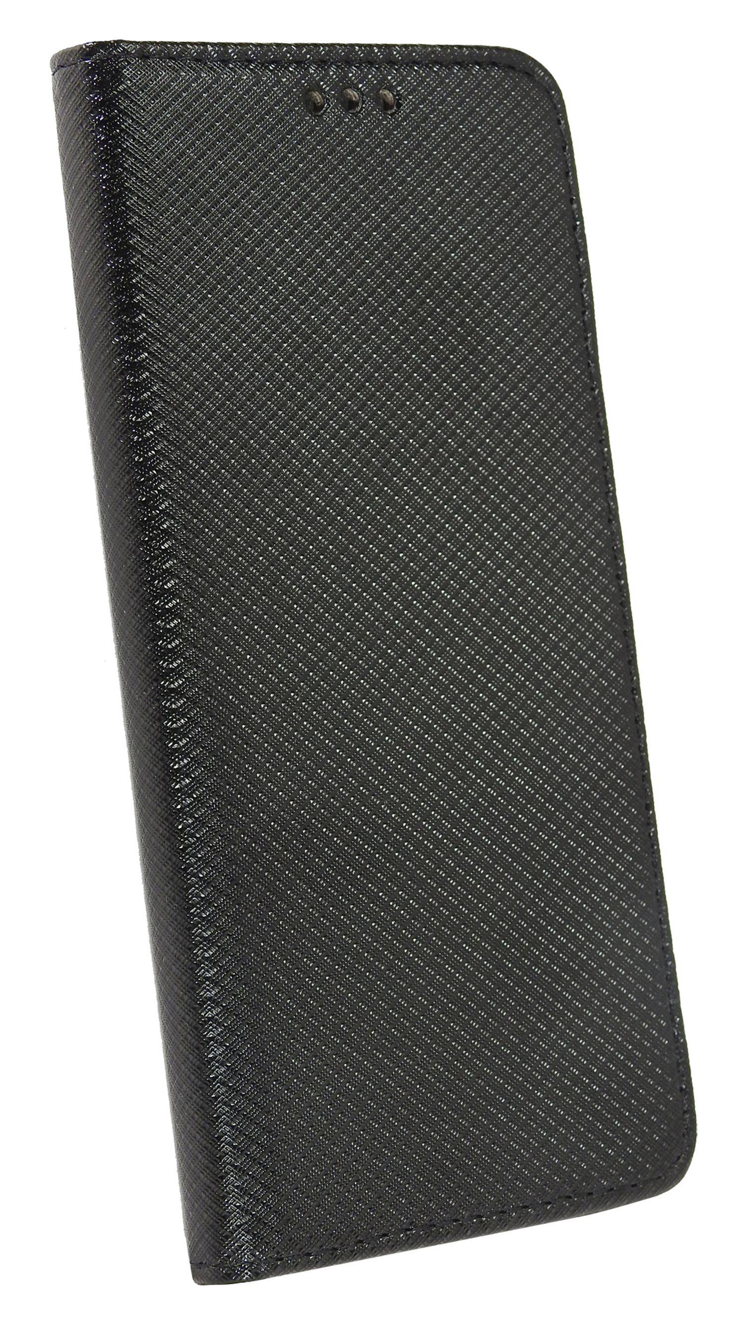 Smart Magnet Tasche kompatibel mit Xiaomi Redmi Note 11s 5G Handy Hülle Etui Brieftasche Schutzhülle mit Standfunktion, Kartenfach Schwarz