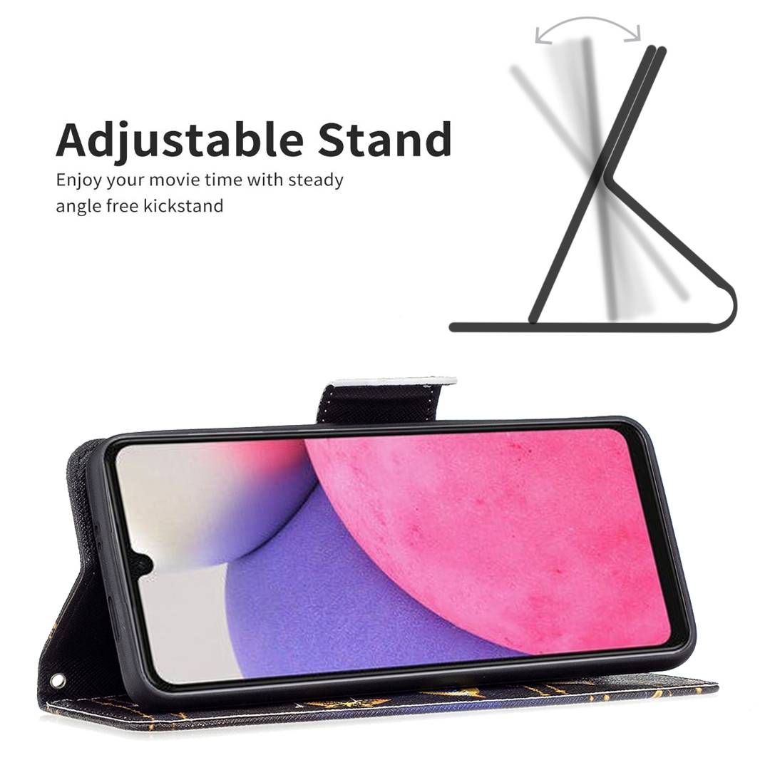 Für Samsung Galaxy A33 5G Kunstleder Handy Tasche Book Motiv 6 Schutz Hülle Case Cover Etui Neu