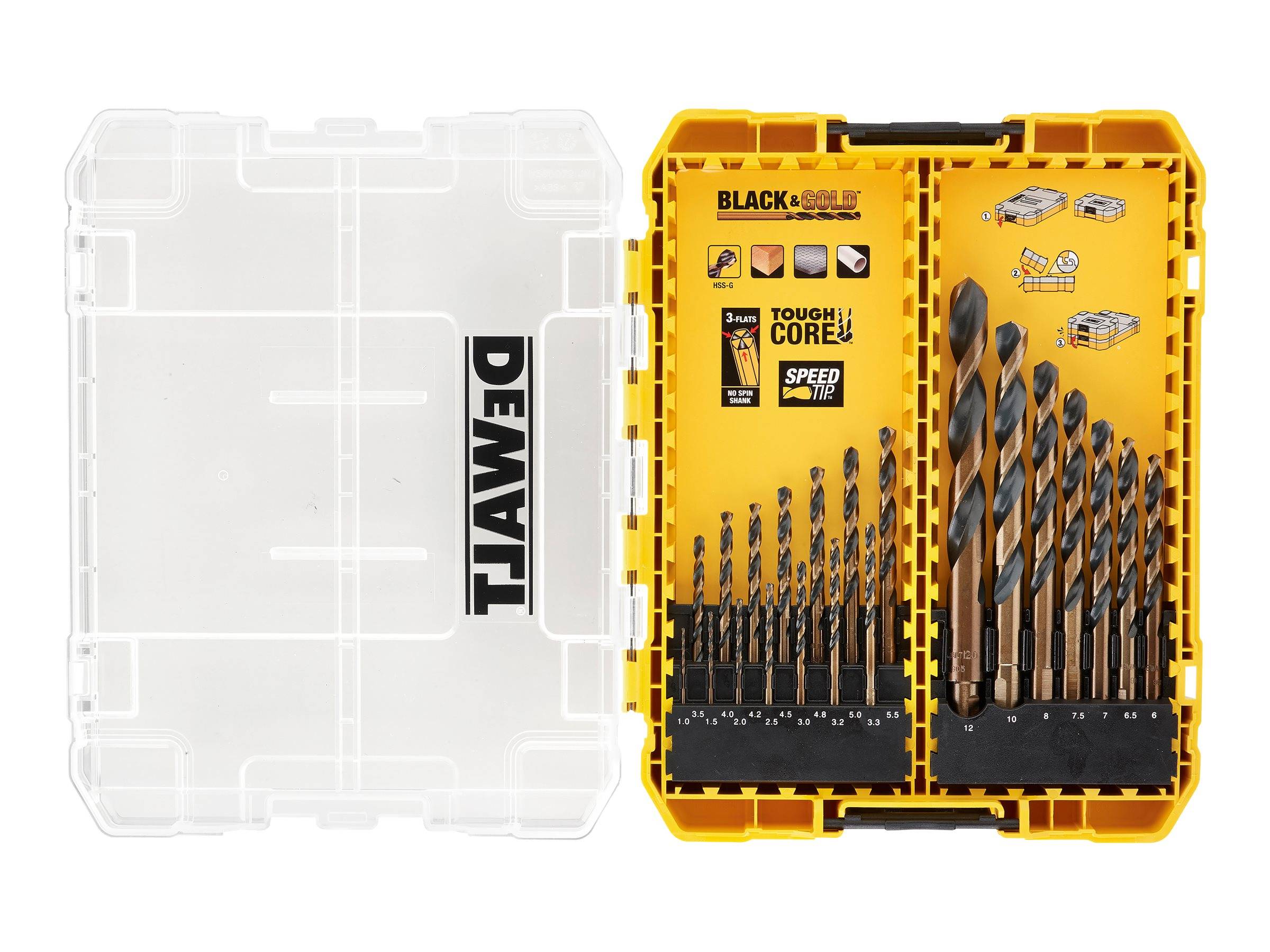 DEWALT Black&Gold DT70755-QZ - Bohrersatz - 21 - Stücke