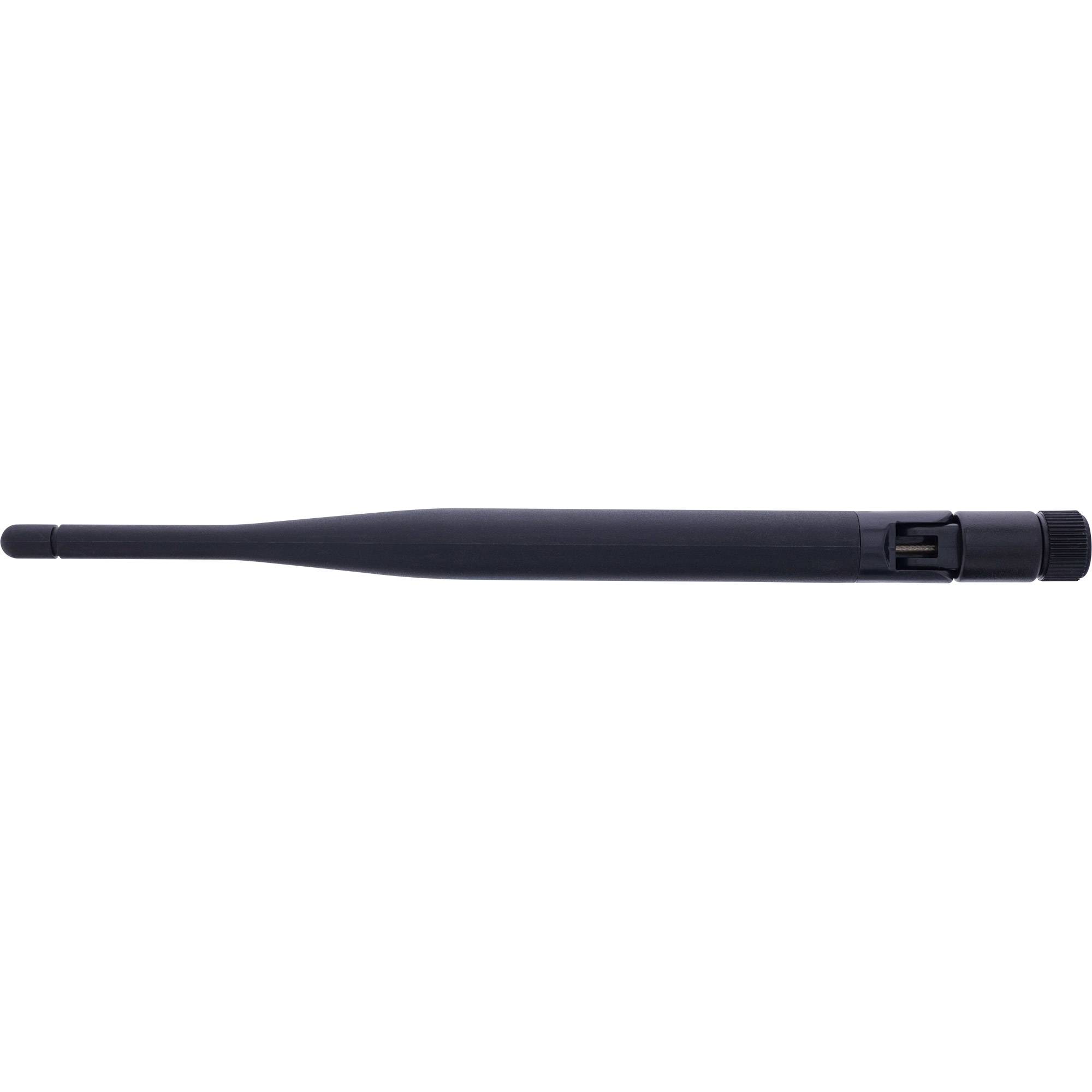 InLine WLAN Gummi Antenne - für AP und Router - SMA - 5dBi - Schwarz