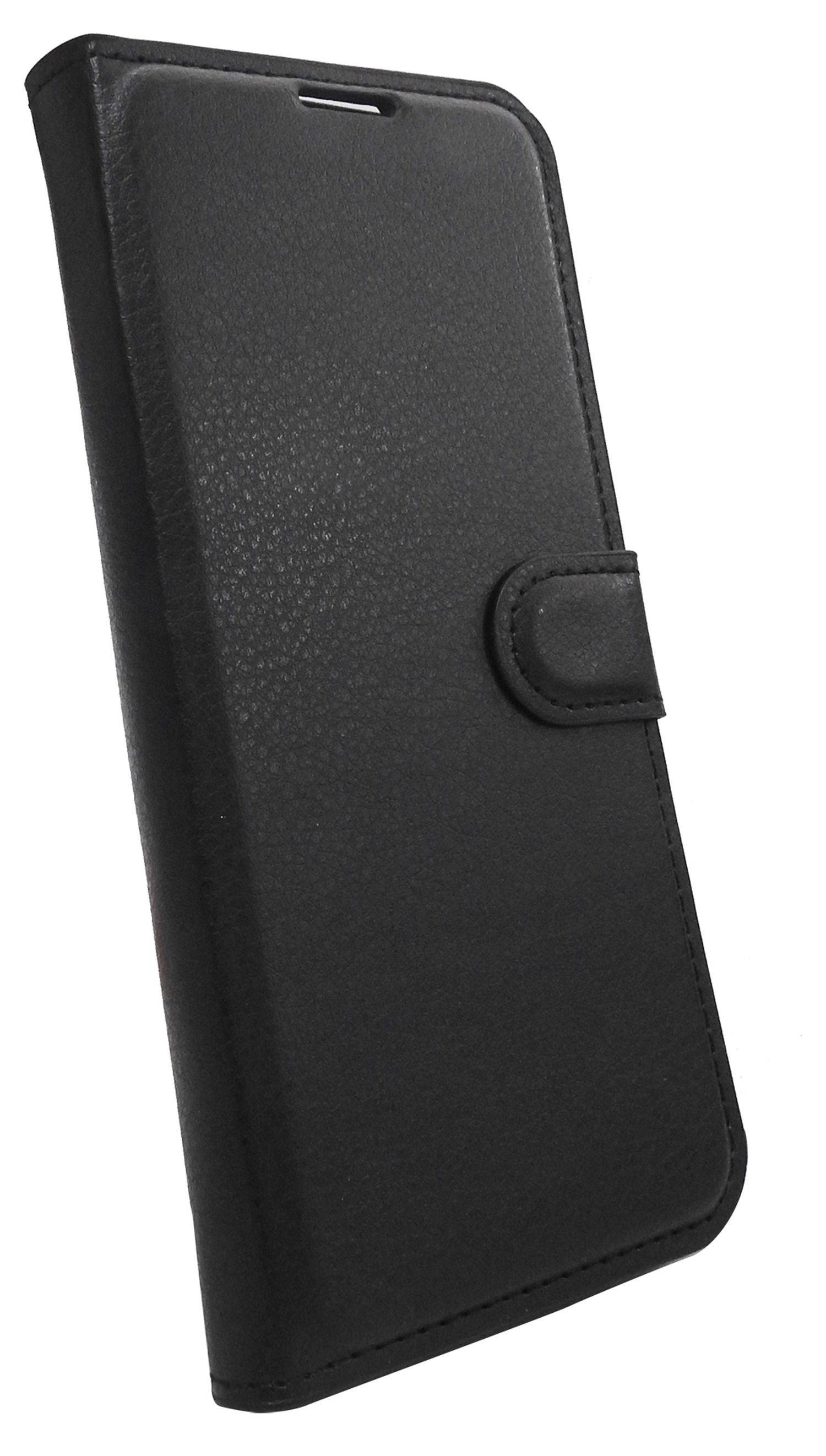 Buch Tasche "Fancy" kompatibel mit GOOGLE PIXEL 7 Handy Hülle Etui Brieftasche Schutzhülle mit Standfunktion, Kartenfach Schwarz