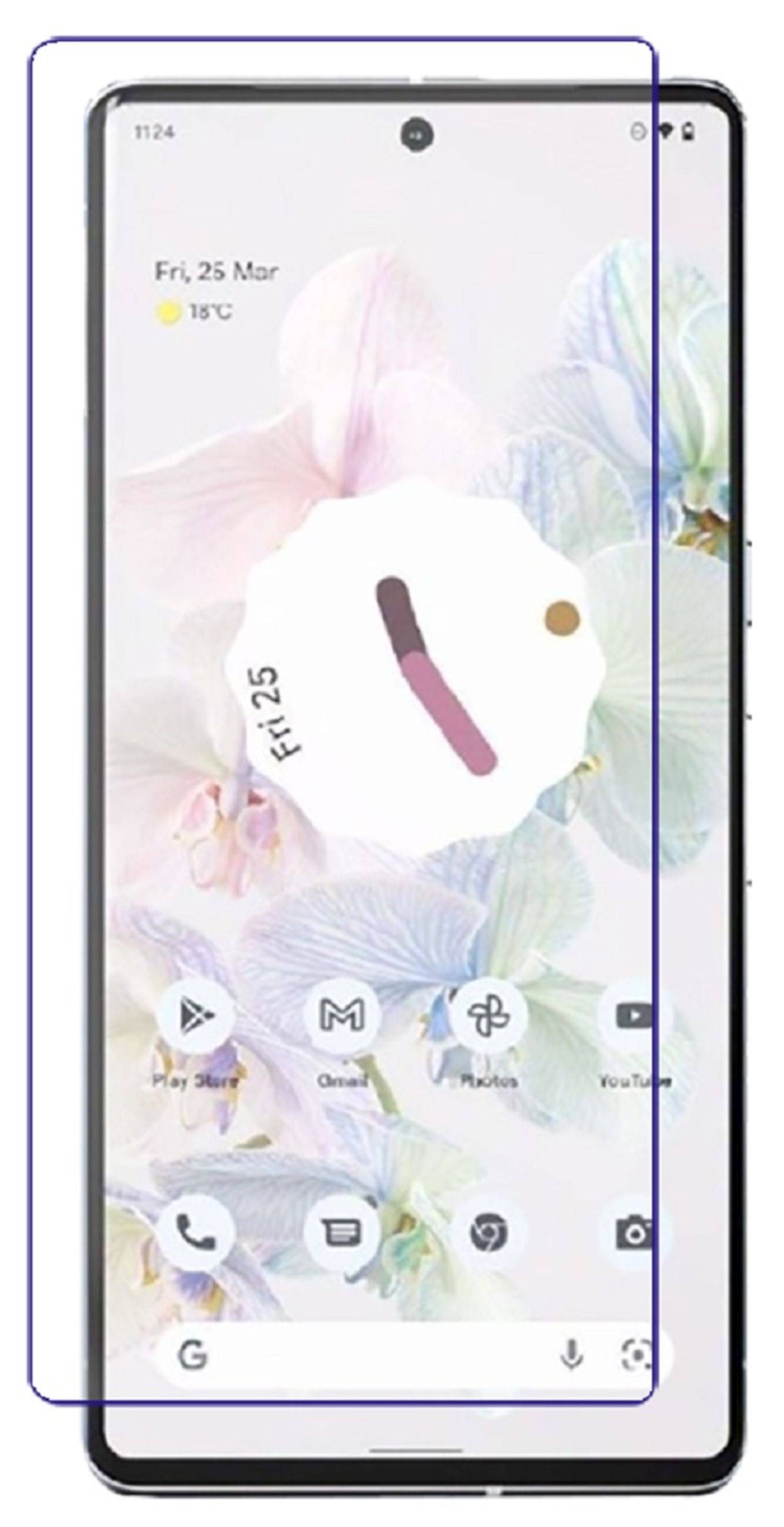 Schutzglas 9H kompatibel mit Google Pixel 7 Displayschutzfolie Passgenau Glas