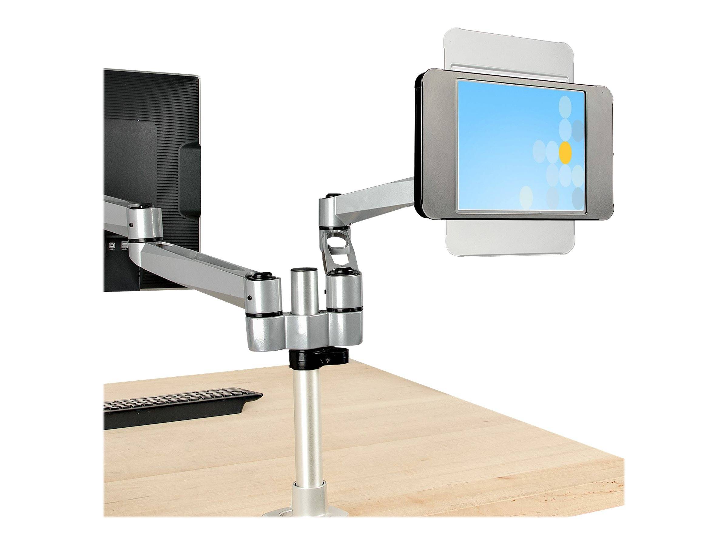 StarTech.com Secure Tablet Stand, Anti Theft Universal Tablet Holder for Tablets up to 10.5"", Lockable Tablet Stand for