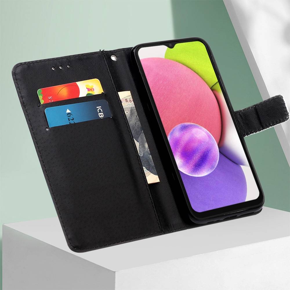 Für Samsung Galaxy A03s Kunstleder Handy Tasche Book Motiv 10 Schutz Hülle Case Cover Etui Neu