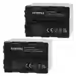 EXTENSILO 2x Akku Ersatz für Sony NP-QM91, NP-QM70, NP-QM71D, NP-QM71, NP-QM51D, NP-QM51 für Kamera (4800 mAh, 7,2 V, Li-Ion) EXTENSILO 2x Akku Ersatz für Sony NP-QM91, NP-QM70, NP-QM71D, NP-QM71, NP-QM51D, NP-QM51 für Kamera (4800 mAh, 7,2 V, Li-Ion)