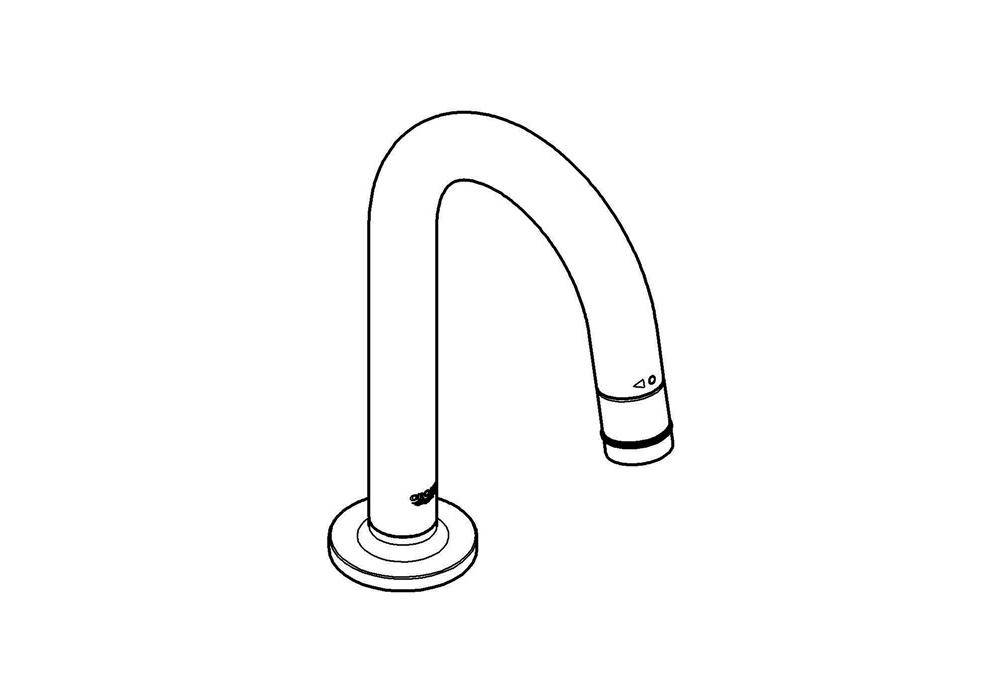 GROHE Universal Waschtisch-Standventil 1/2Zoll C-Auslauf ha graph