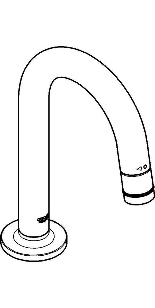 GROHE Universal Waschtisch-Standventil 1/2Zoll C-Auslauf ha graph