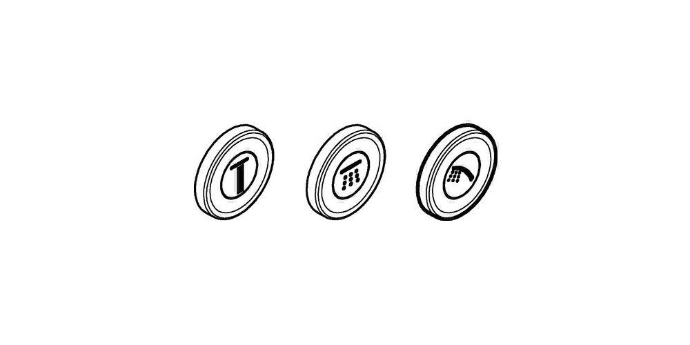 GROHE Symbolkappe granit