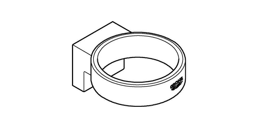 GROHE Halter SELECTION warm sunset gebürstet