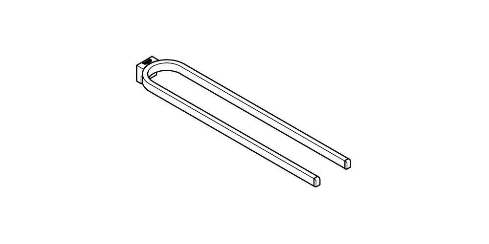 GROHE Handtuchhalter SELECTION 411mm, nicht schwenkbar, 2-armig chrom