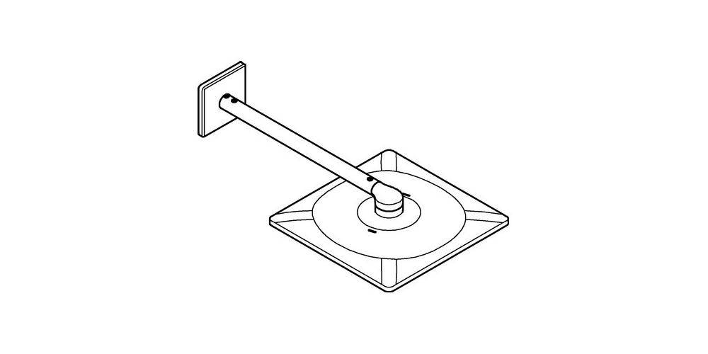 GROHE Kopfbrause RAINSHOWER SmartActive 310 Cube 430mm ha graph gebü