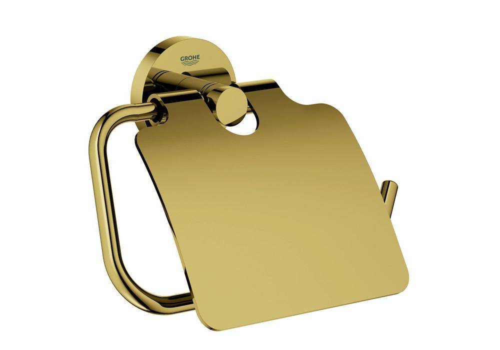 GROHE WC-Papierhalter ESSENTIALS mit Deckel cool sunrise