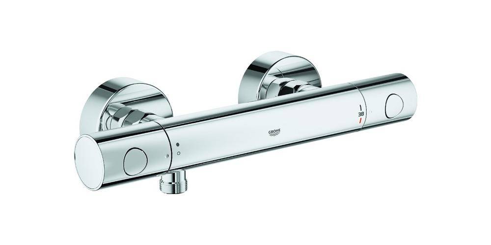 GROHE Thermostat-Brausebatterie GROHTHERM 800 1/2Zoll chr chrom