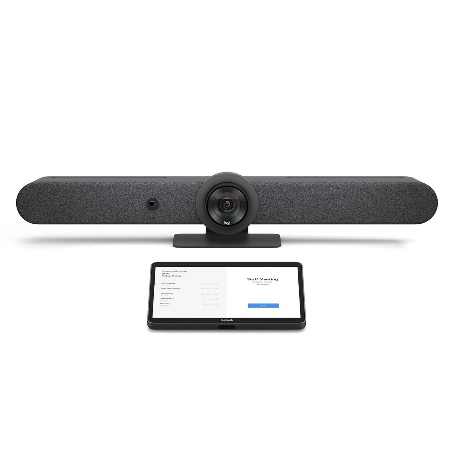 Logitech Tap IP Universal Large Bundle Videokonferenzsystem, 3840 x 2160 4K UHD, 30 fps, 90°