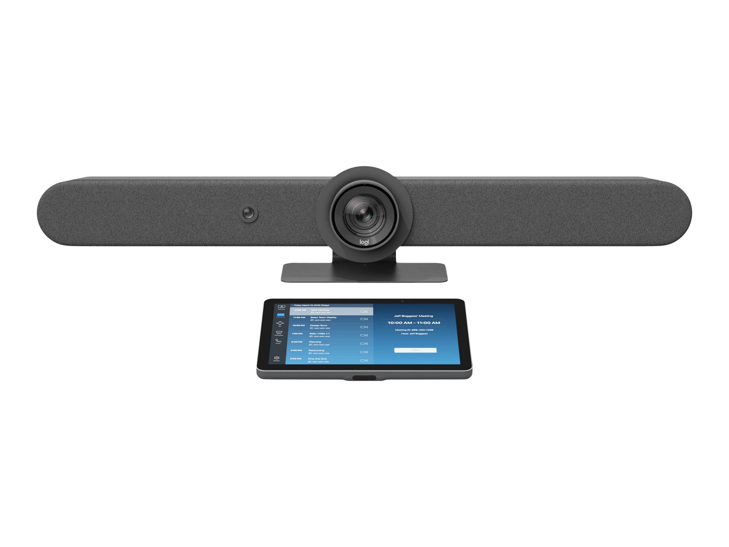 Logitech Kit für Videokonferenzen (Logitech Rally Bar, Logitech Tap IP)