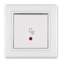 ALING-CONEL Unterputz-Klingeltaster mit Glimmlampe 10AX/250V~ inkl.Rahmen Weiß ALING-CONEL Unterputz-Klingeltaster mit Glimmlampe 10AX/250V~ inkl.Rahmen Weiß