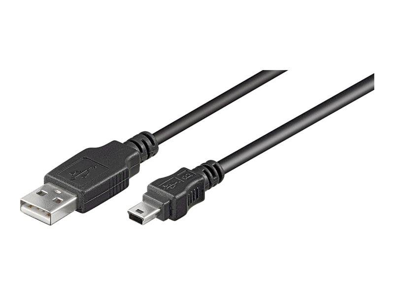 WENTRONIC - goobay - USB-Kabel - Mini-USB, Typ B (M) zu USB (M)