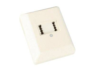 InLine TAE Anschlussdose - TAE-F/F - Aufputz - Weiß