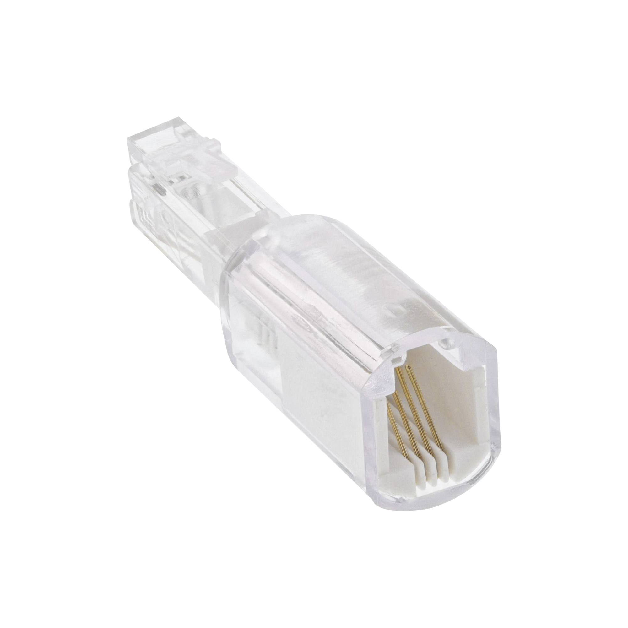 INLINE - Twist-Stop - Entwirrer für Kabel von Telefonhörer - schmale kurze Bauform