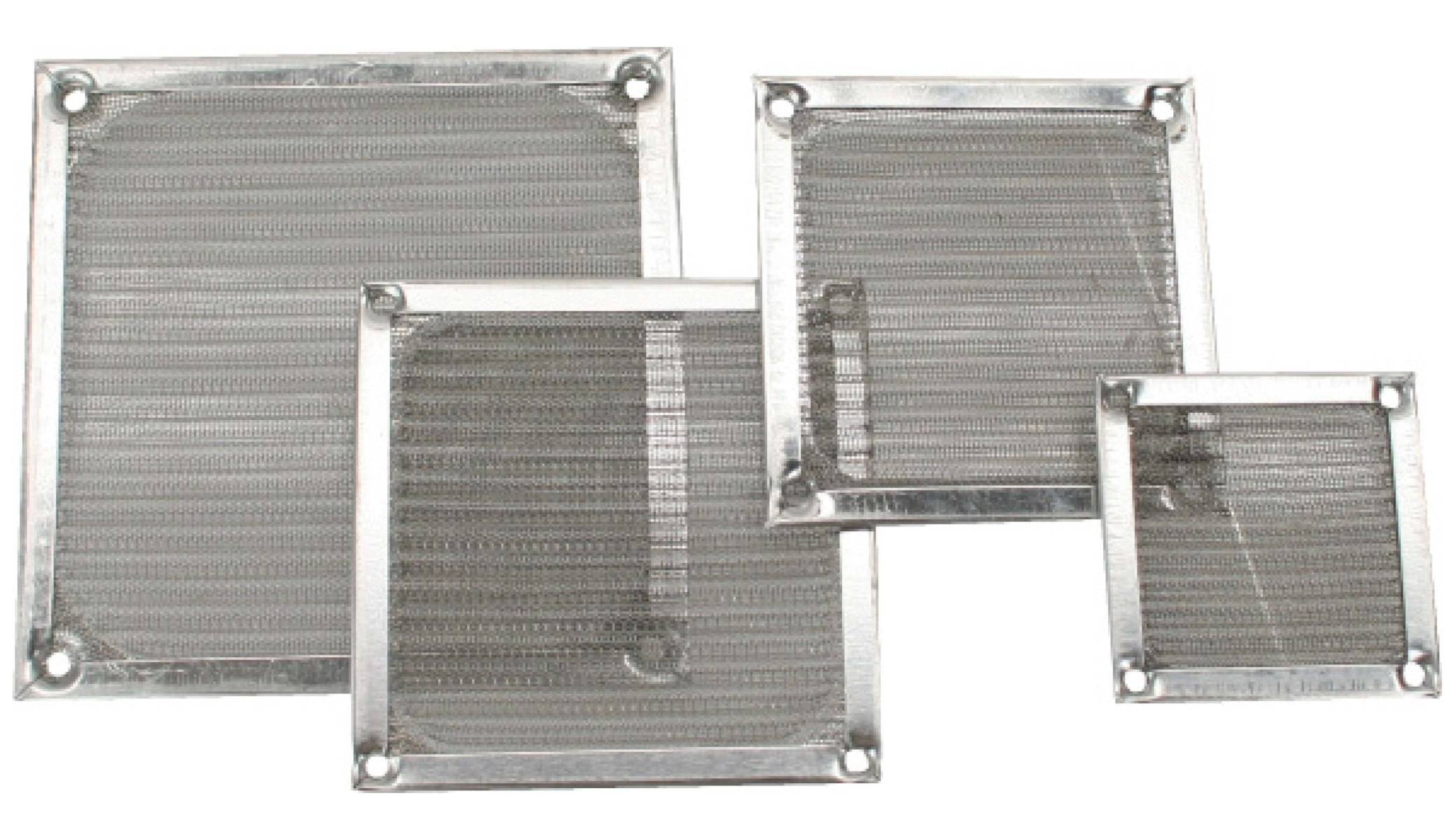 INLINE Lüftergitter Aluminium Filter 60x60 mm