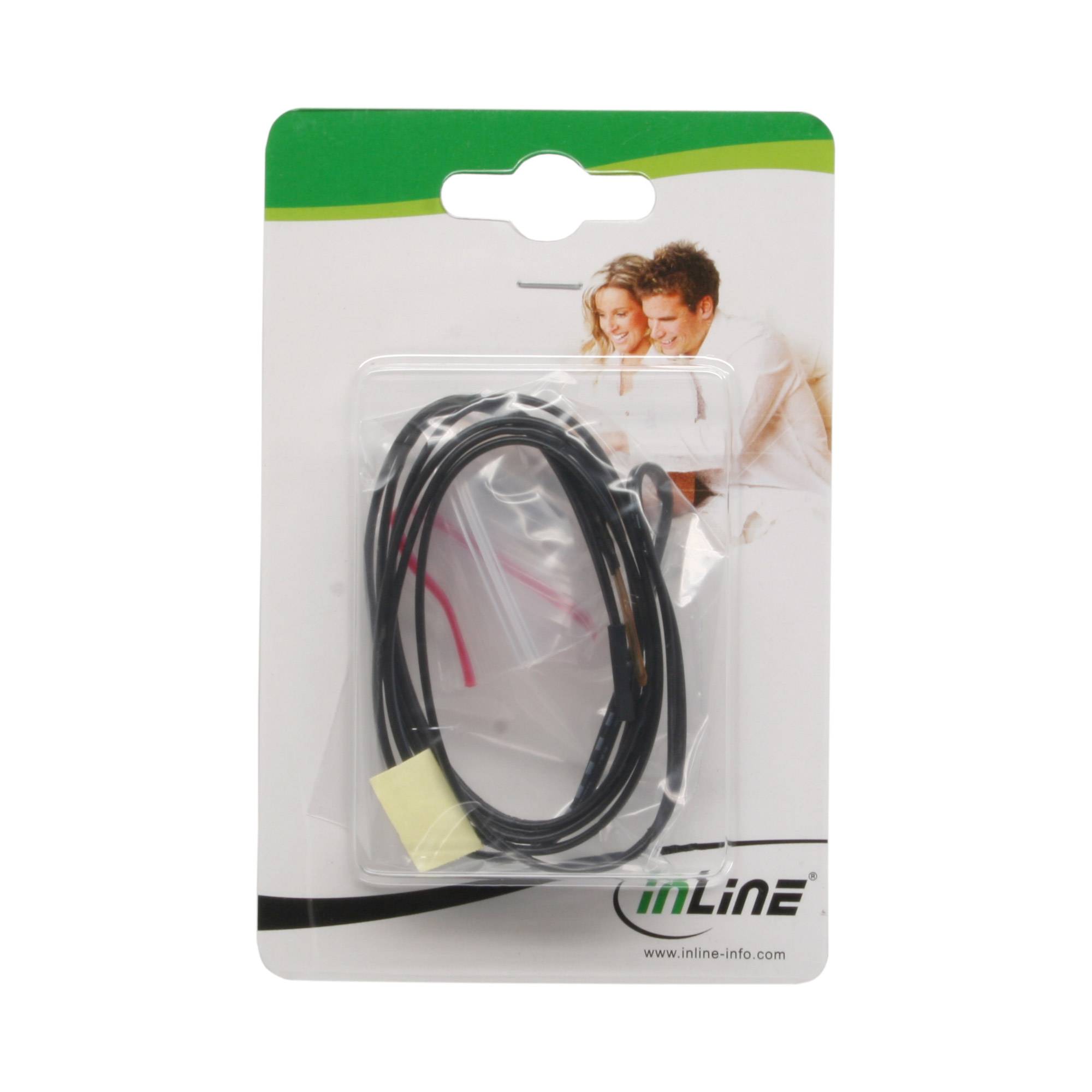 InLine® Temperatursensor, mit Kabel, 1m
