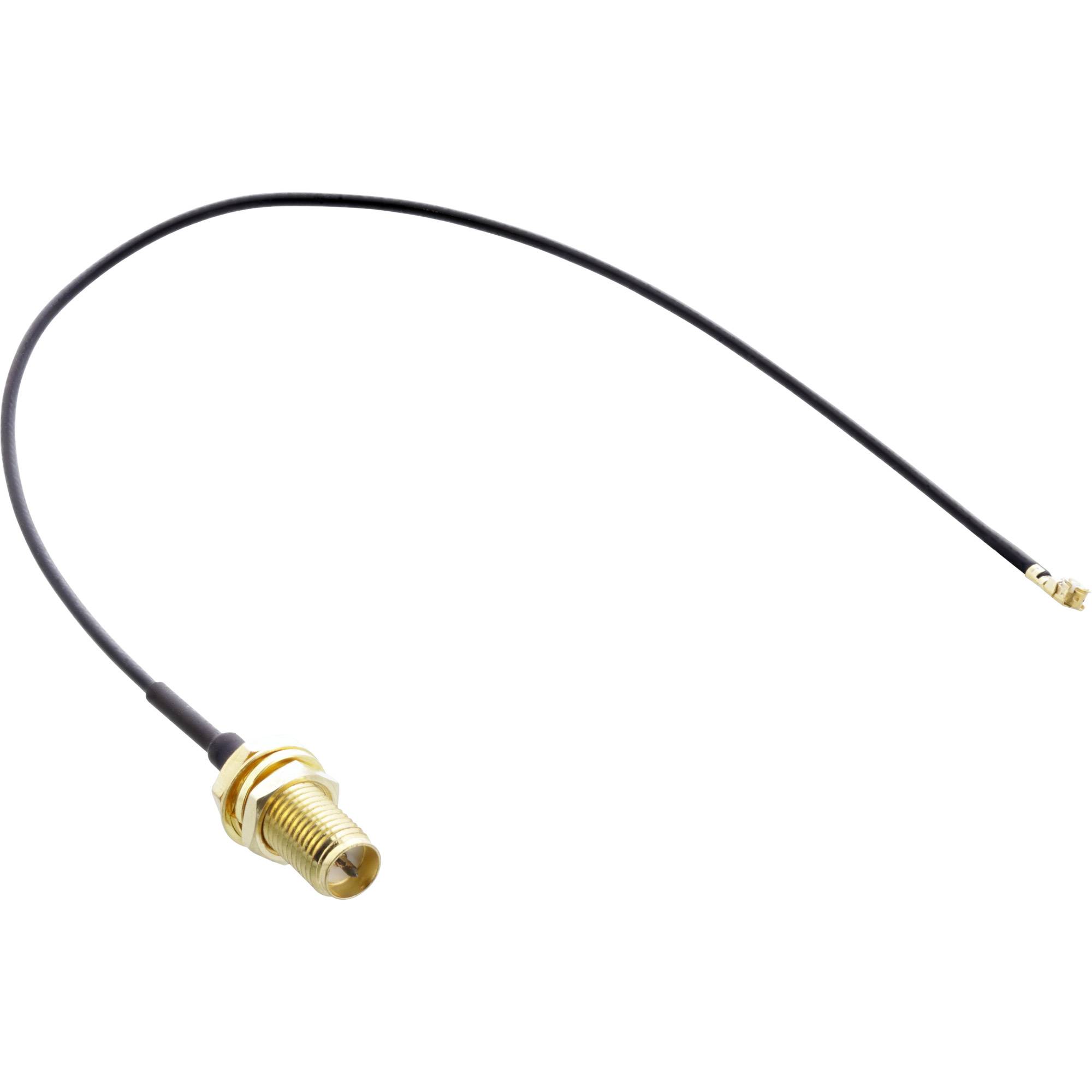 INLINE - WLAN Adapterkabel - R-SMA Buchse auf U.FL Stecker - 0,2m - für AVM FritzBox