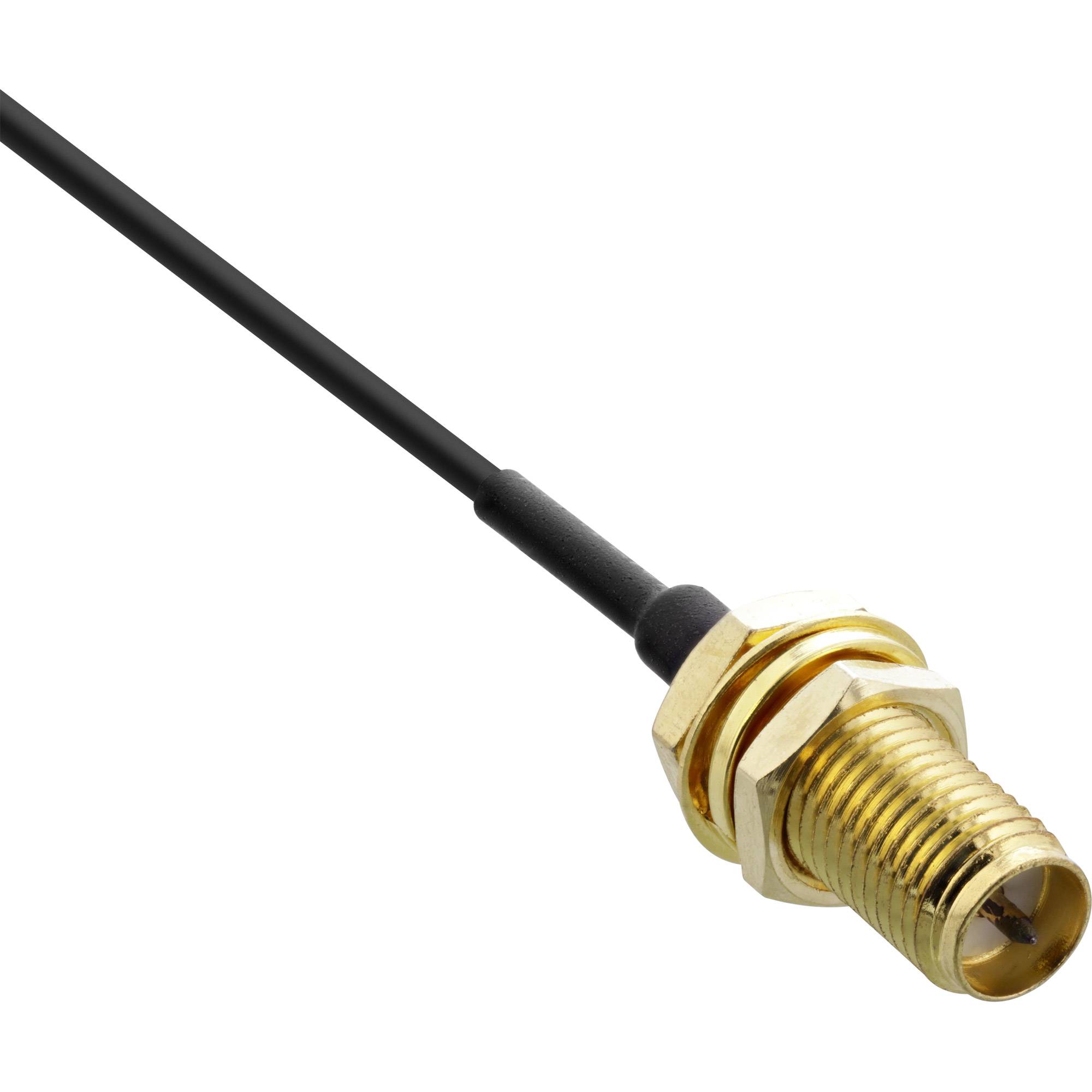 INLINE - WLAN Adapterkabel - R-SMA Buchse auf U.FL Stecker - 0,2m - für AVM FritzBox