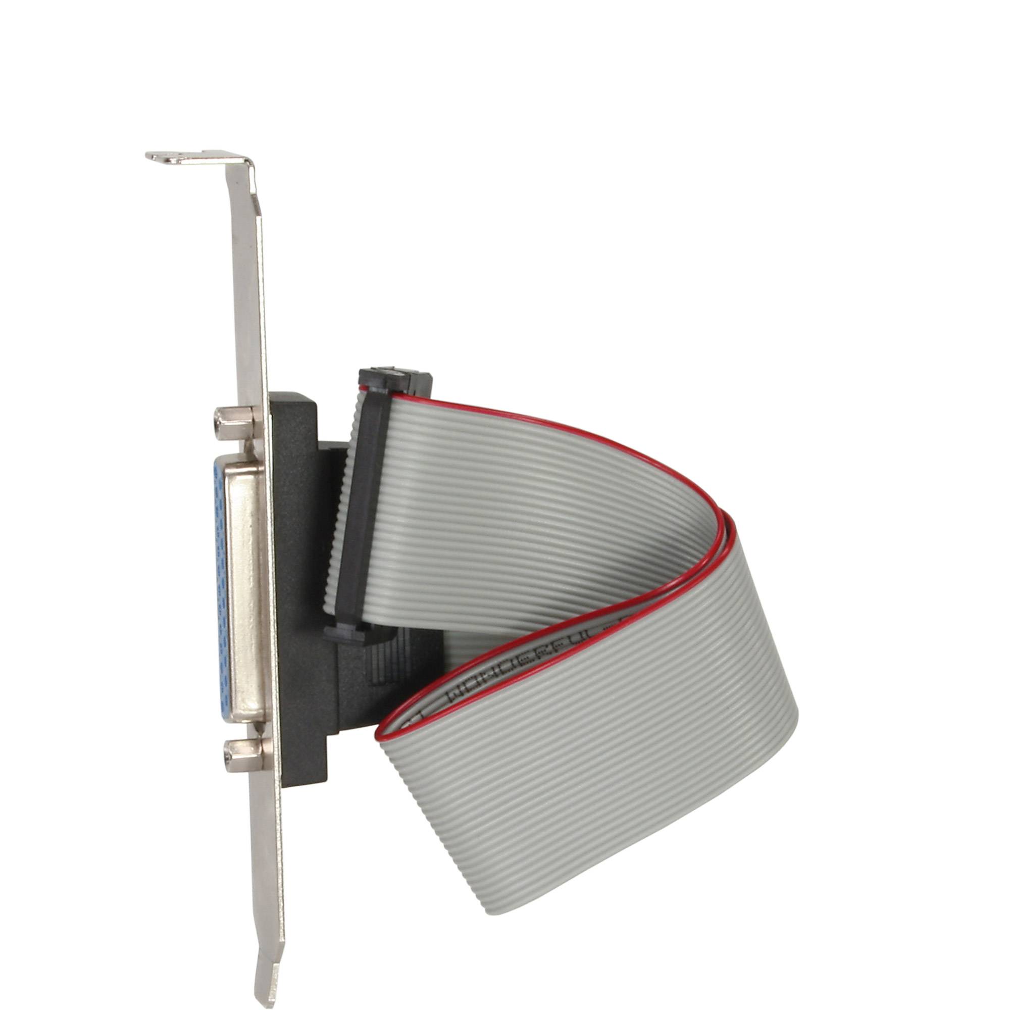 INLINE - Slotblech Parallel - mit 25pol Sub D BU an 26pol BU-Leiste - 0,5m