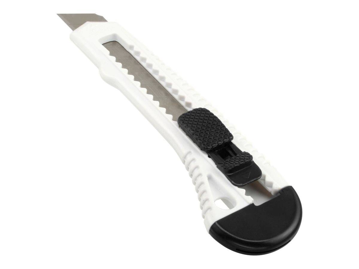 INLINE - Allzweck Cutter Messer - 18mm Klinge - weiß