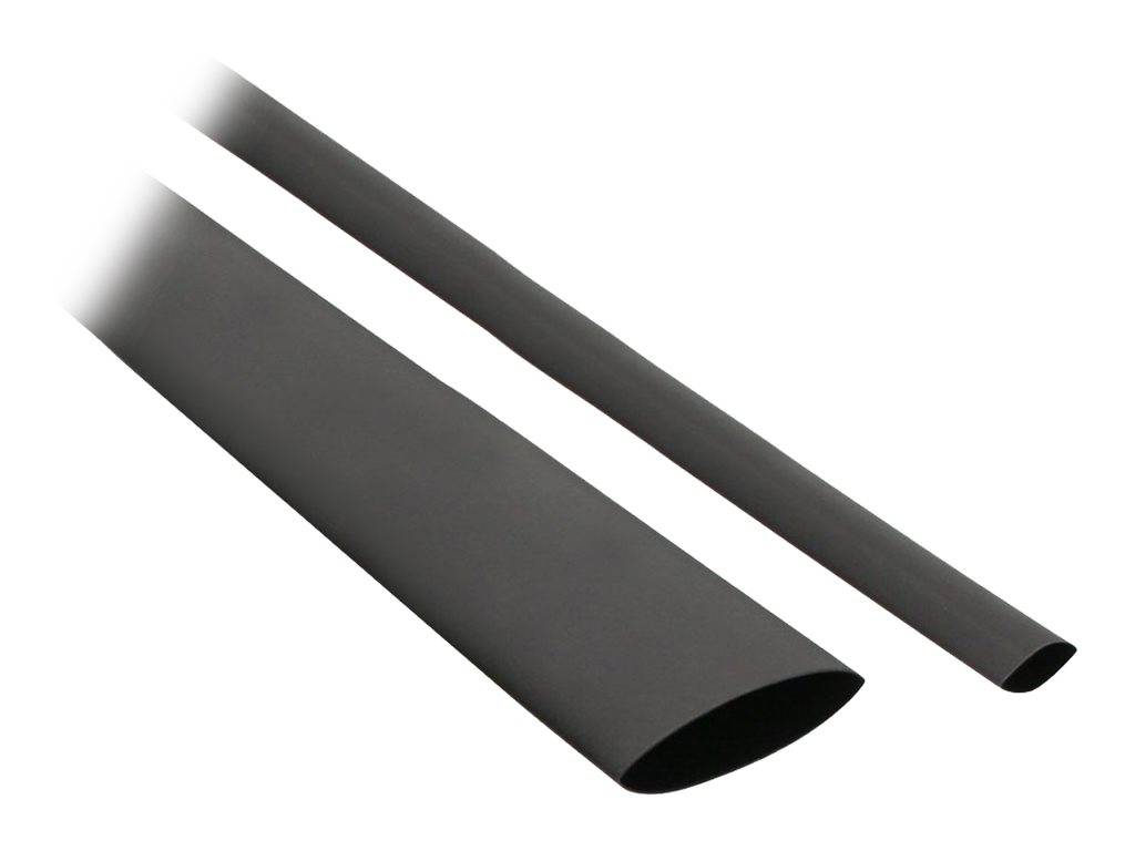 InLine Schrumpfschlauch 200mm lang - 6mm > 3mm 20er Pack - Schwarz - 20er