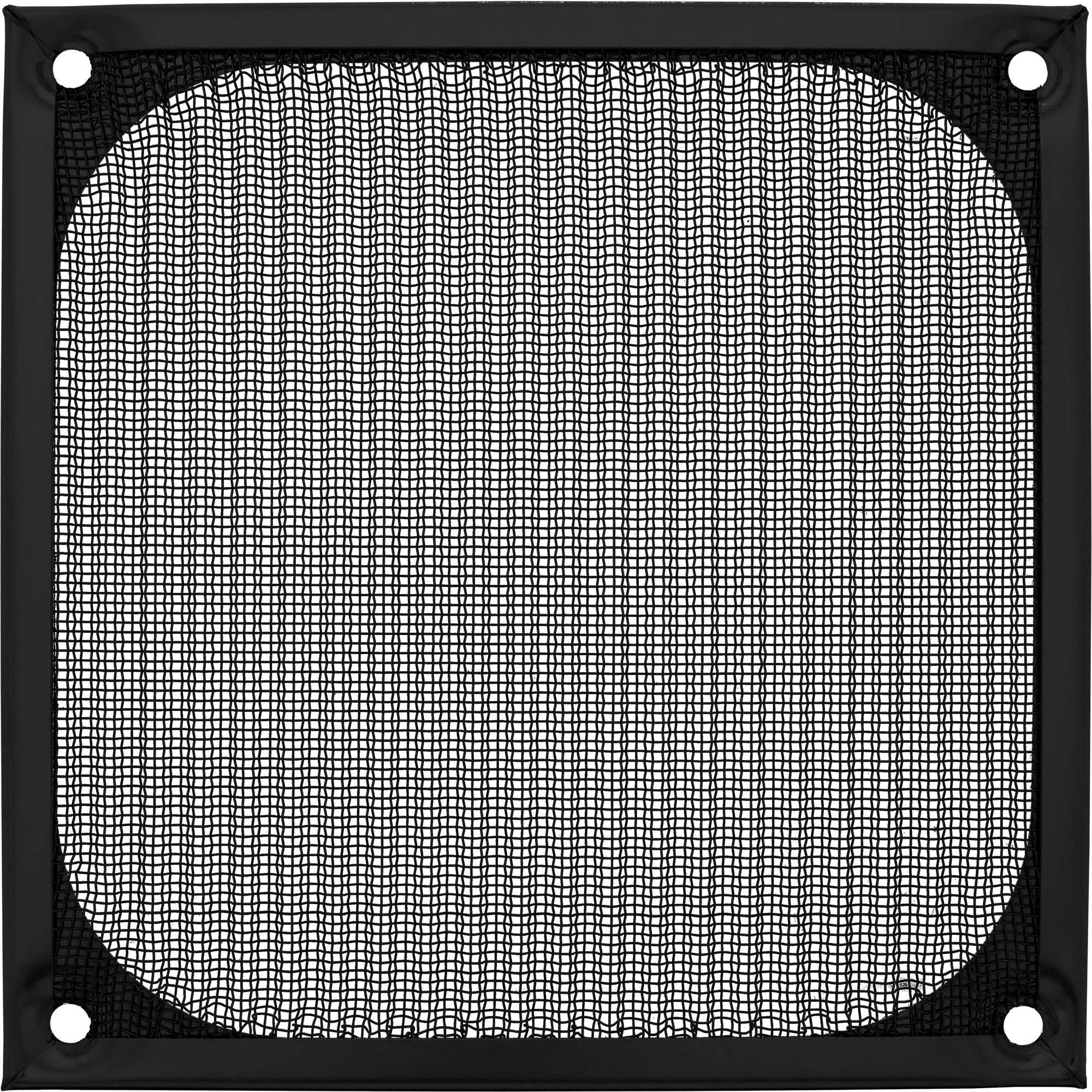 INLINE - Lüftergitter - Aluminium Filter - 120x120mm - schwarz