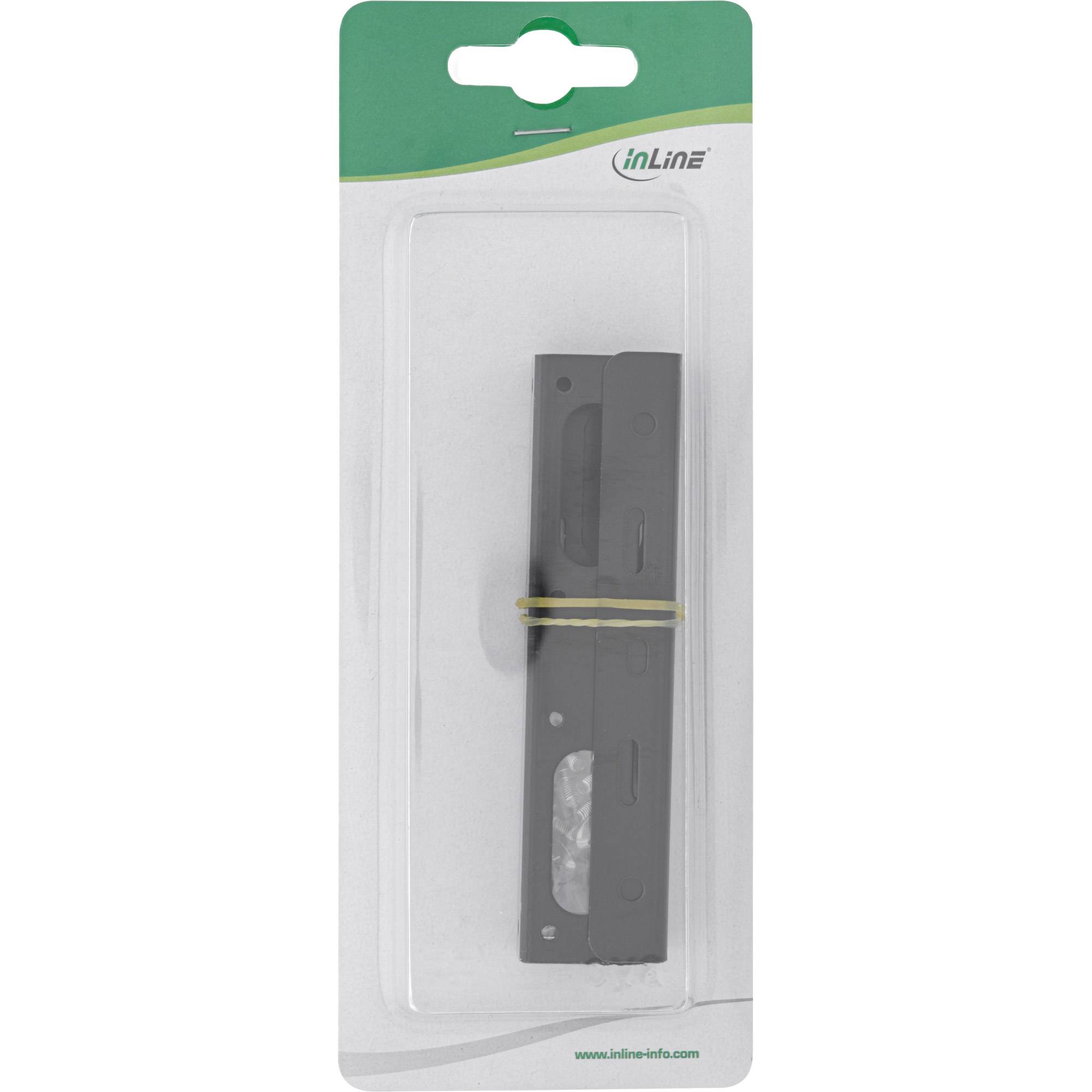 INLINE - HDD/SSD Einbauschienen - 6,35cm (2,5"") zu 8,89cm (3,5"") - schwarz