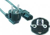 Gembird PC-186-VDE-3M - Stromkabel - power CEE 7/7 (M)