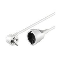 Wentronic Goobay Schutzkontakt Verlängerung, 10 m, Weiß