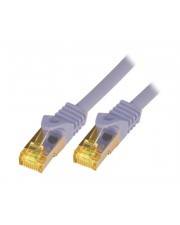 M-CAB Patch-Kabel RJ-45 M bis M 15 m SFTP PiMF CAT 7 halogenfrei geformt ohne Haken Grau