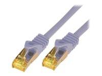 M-CAB RAW - Netzwerkkabel - RJ-45 (M) zu RJ-45 (M) - 50 cm - SFTP, PiMF - CAT 7