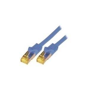 McabCat.7 Rohkabel S-FTP-PIMF-LSZH-5.00M-BLU 10Gigabit Ethernet 600MHzCat.7 Rohkabel Patchkabel, 2xRJ45 Cat.6a Stecker