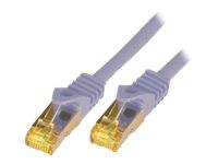 M-CAB RAW - Netzwerkkabel - RJ-45 (M) zu RJ-45 (M) - 25 cm - SFTP, PiMF - CAT 7