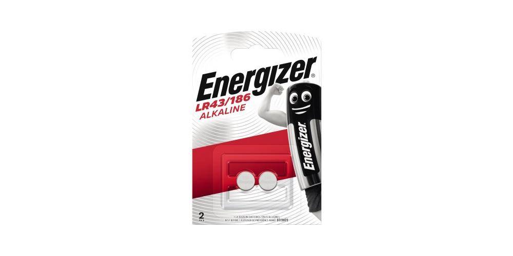 Energizer ® Knopfzelle Alkali-Mangan 186/LR43 1,5V 2 St./Pack.