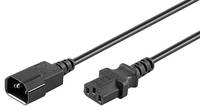 Microconnect PE040620, 2 m, C13-Koppler, C14-Koppler, H05VV-F, 250 V, 10 A
